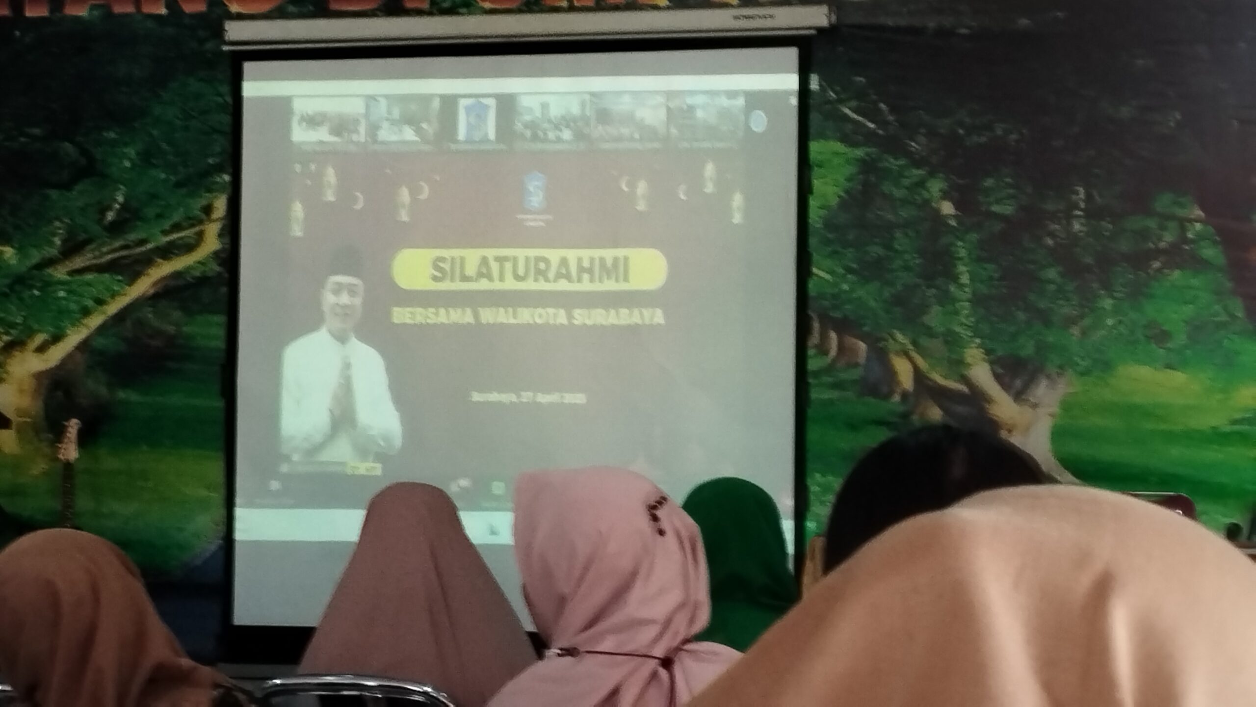 Silahturahmi Bersama Walikota Surabaya secara daring