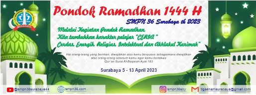 Pembukaan Pondok Ramadhan SMPN 36 Surabaya 1444 H